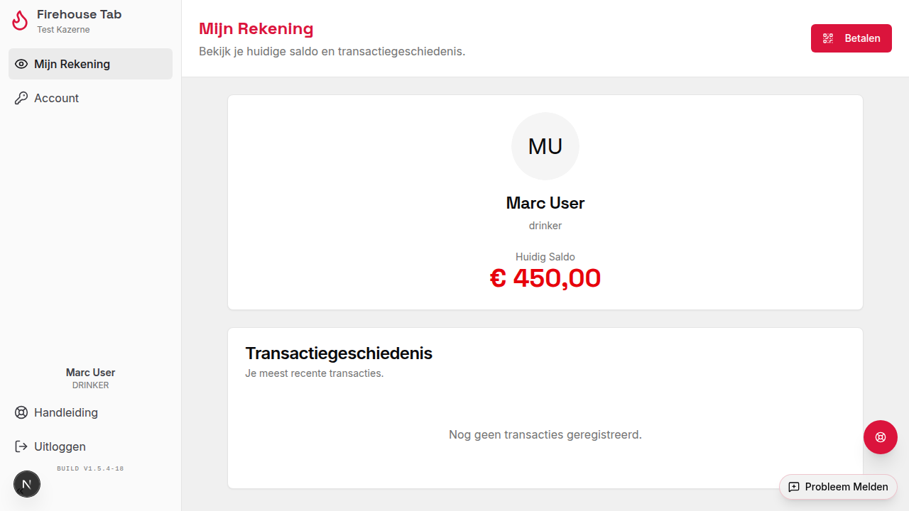 Mijn Rekening & Saldo Overzicht
